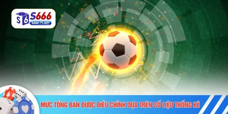 Mức tổng bàn được điều chỉnh dựa trên số liệu thống kê