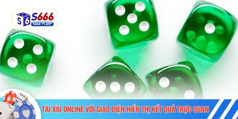 Tài Xỉu online với giao diện hiển thị kết quả trực quan